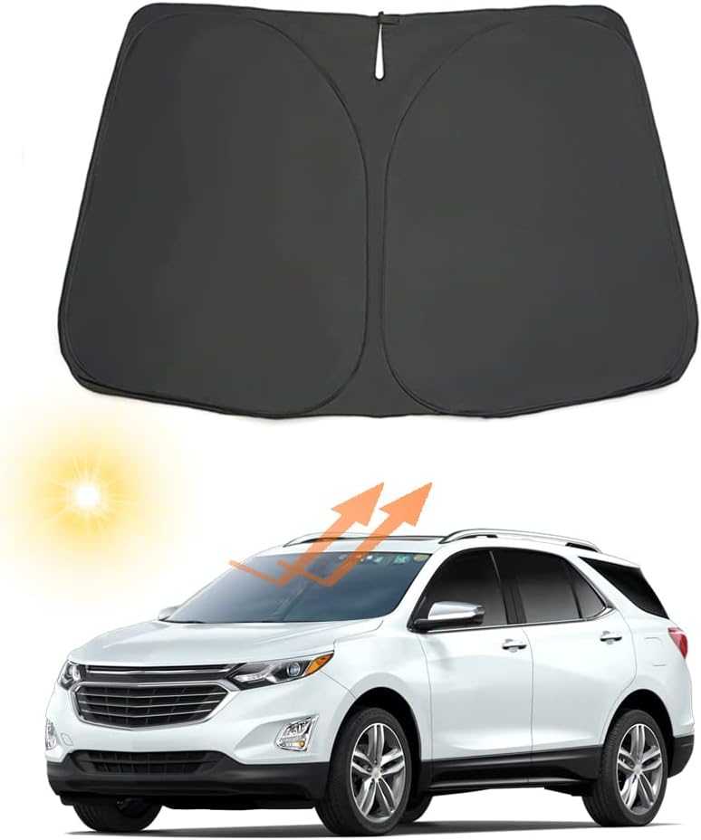 YOFAMO Auto Windshield Sun Shade for Chevrolet Equinox 2018-2023 - Foldable UV Protection - Image 1