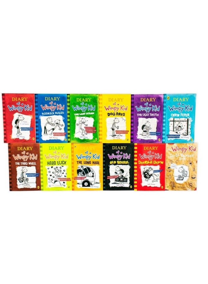 مجموعة مذكرات فتى ضعيف مكونة من 12 كتابًا بقلم جيف كيني