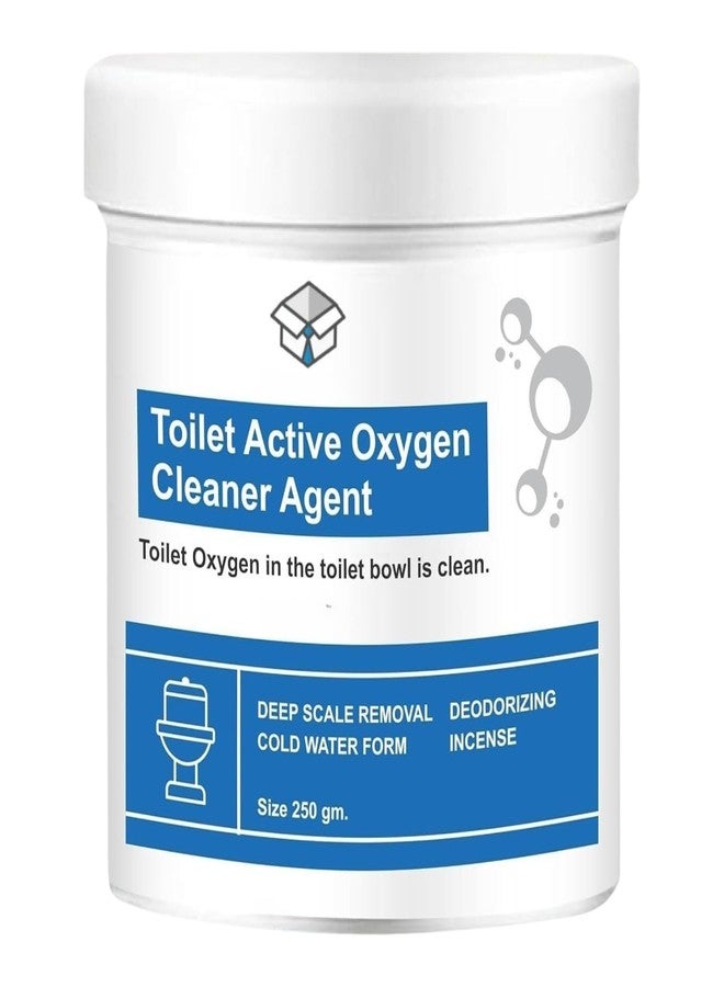 A4SHOP Oxygen-Boosted Toilet Cleaning Powder - Powerful Toilet Bowl Cleaner for Tough Stains, Limescale & Odor Removal | Deep Cleaning Toilet Cleaner Powder (250g - Pack of 1) - Image 1