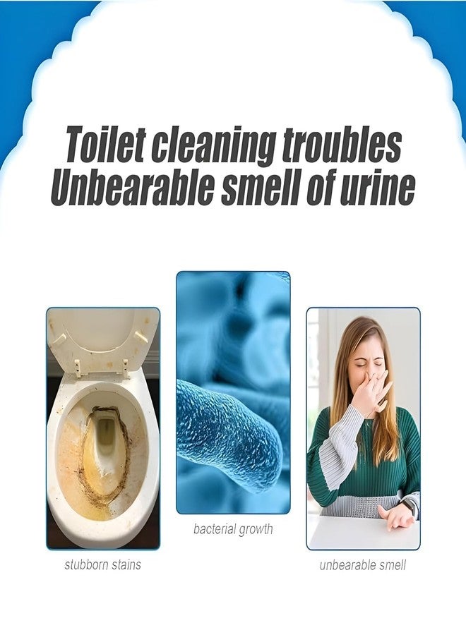 A4SHOP Oxygen-Boosted Toilet Cleaning Powder - Powerful Toilet Bowl Cleaner for Tough Stains, Limescale & Odor Removal | Deep Cleaning Toilet Cleaner Powder (250g - Pack of 1) - Image 5