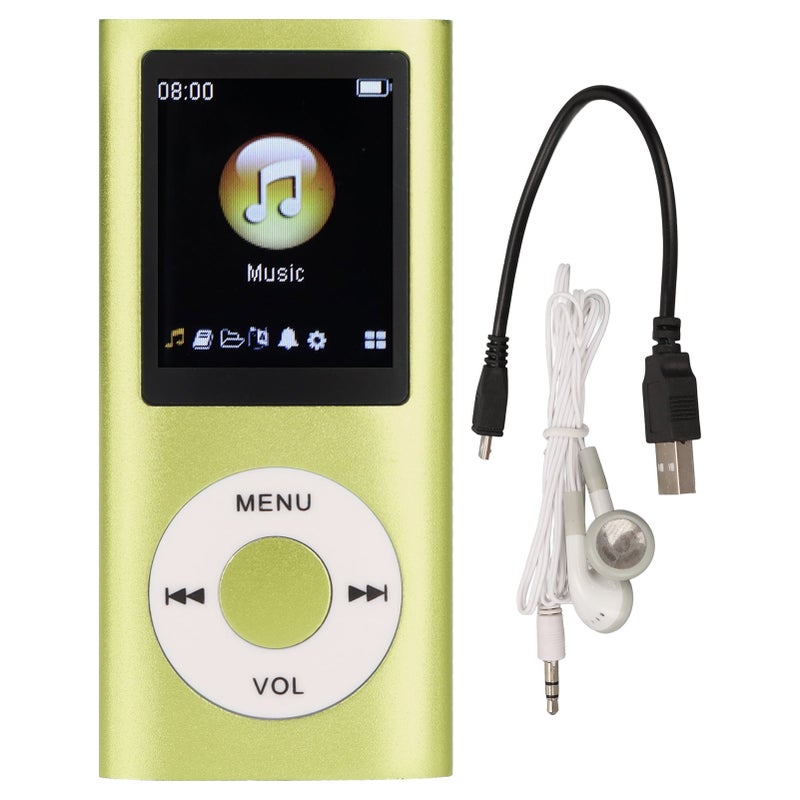 Stylish and versatile lossless sound quality MP3/MP4 player 1.8-inch large screen, light and portable music player, blue - Image 1