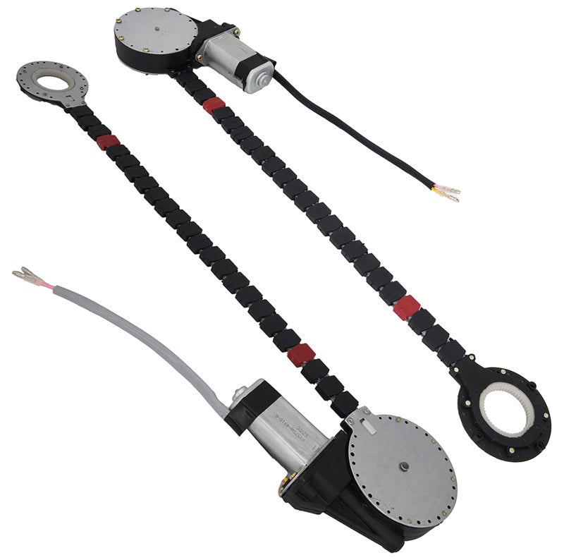 KAKO Universal Electric Power Window Kit, Electric Window Conversion Kit Include 2 Motors 2 Switches 3 Harness and Install Accessories for 2 Door - Image 2