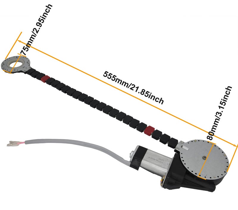 KAKO Universal Electric Power Window Kit, Electric Window Conversion Kit Include 2 Motors 2 Switches 3 Harness and Install Accessories for 2 Door - Image 4