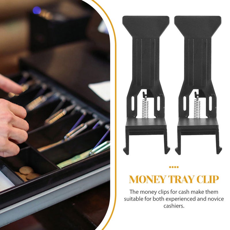 12pcs Universal Cash Drawer Money Clips Cash Tray Money Clip Clips Small Business Accessory Money Clip For Cash Drawer - Image 5