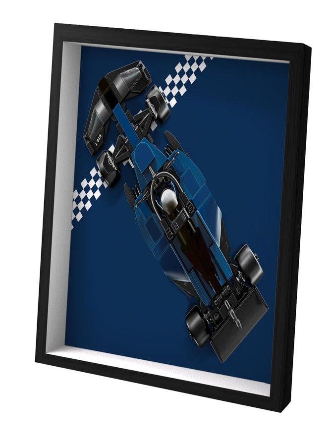 WETCEAOM F1 Display Wallboard Compatible with Lego F1 Speed Champions 77243 Race Car Display Wall Mount Frame(Model Not Included) - Image 1