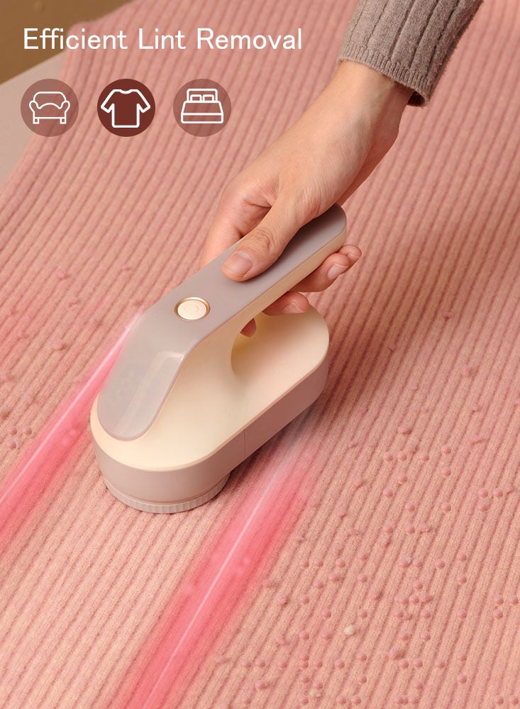 LUCKME Advanced Lint Remover, Convenient USB Rechargeable Design, Unmatched Power, Versatile 3-Speed Settings, Enhanced Visibility with LED Display - Image 4