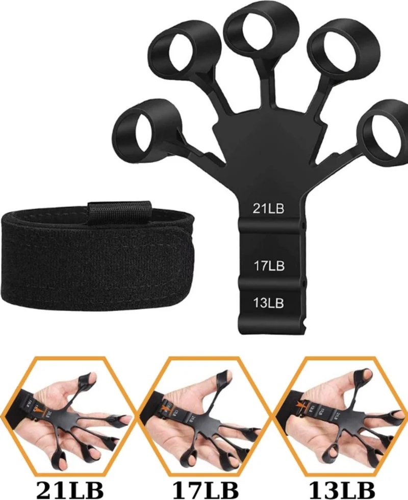 Mj Tech Black Gripster Vein Enhancer Wrist Strengthener Exercise Spring