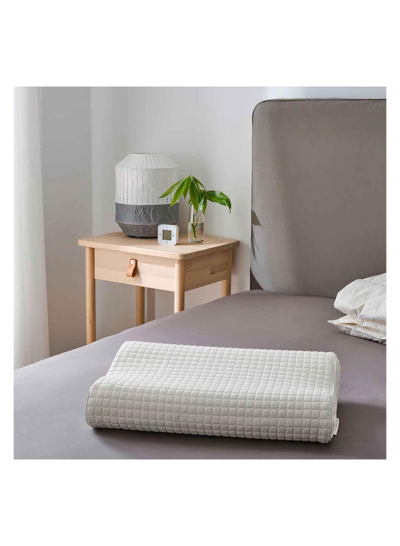 - Medical memory foam pillow - high quality - size 60*40 - made of German materials - pillow for spinal support and neck pain - pillow for better sleep - medical pillow, white - Image 3