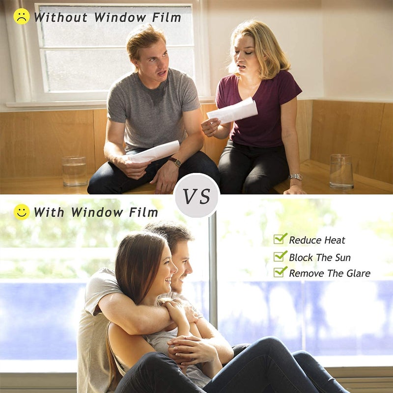 S-Sia Vendors-Good Purchase Good Care SIA VENDORS 20Inch X 7 Feet_Window Tint for Home Heat Control Anti UV One Way Mirror Film Daytime Privacy Static for Home and Office - Image 2