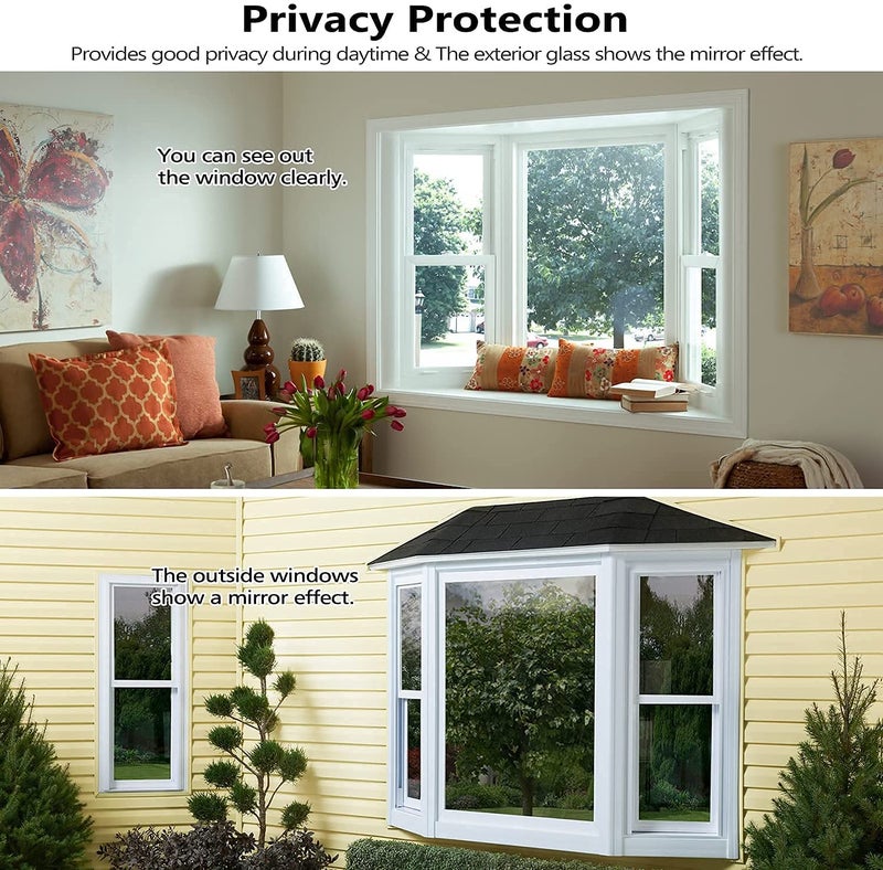 S-Sia Vendors-Good Purchase Good Care SIA VENDORS 20Inch X 7 Feet_Window Tint for Home Heat Control Anti UV One Way Mirror Film Daytime Privacy Static for Home and Office - Image 4