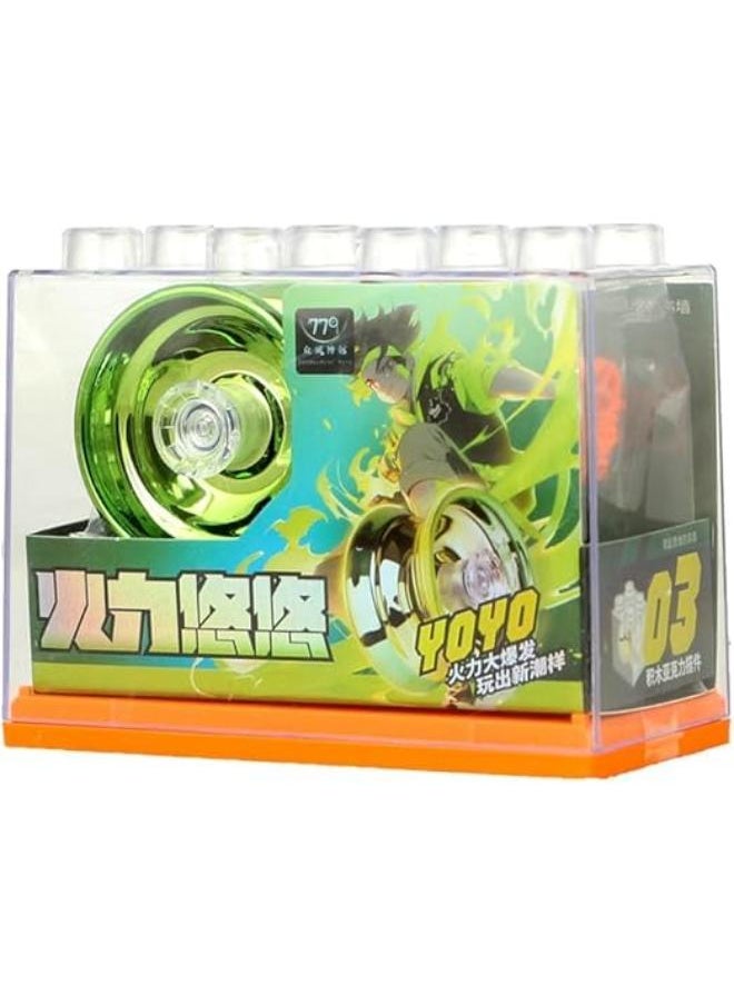 Yoyo Metal Yoyo for Kids (Green) 