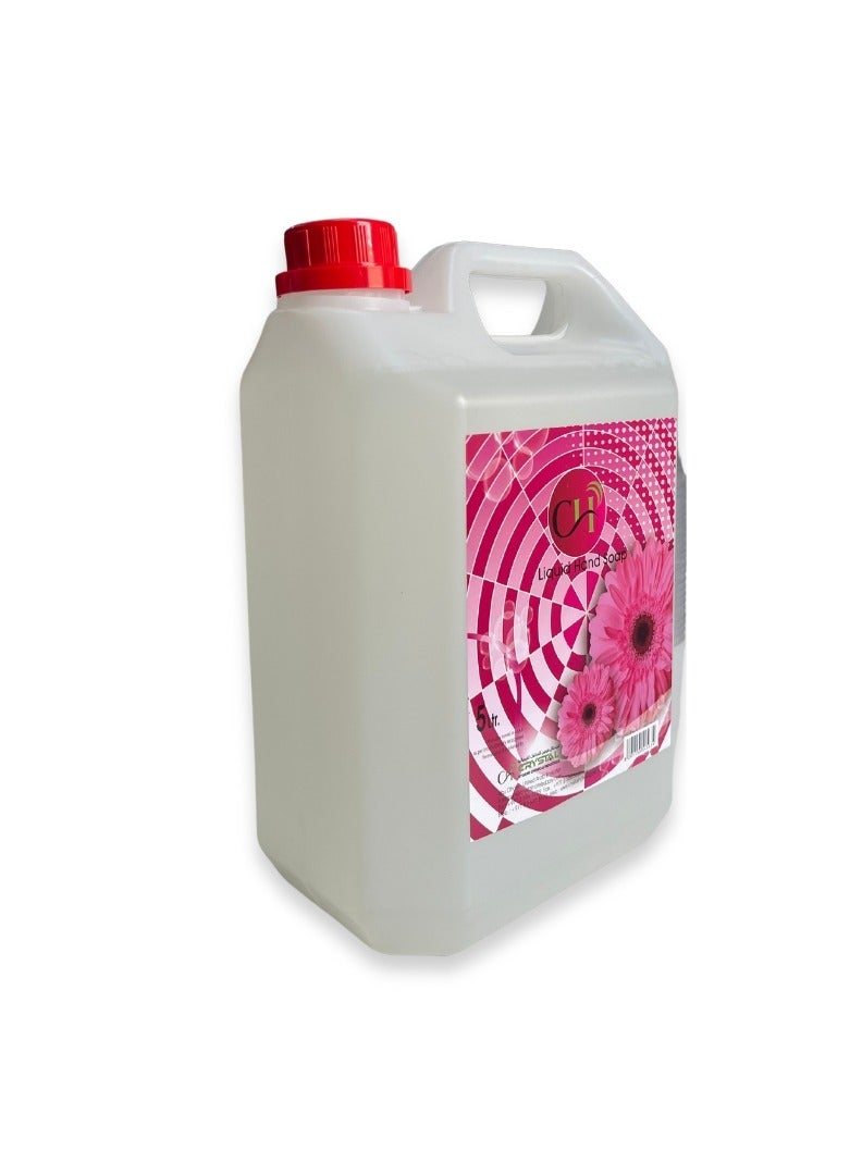 CRYSTAL Antibacterial Hand Wash 5 Ltr Rose - Image 2