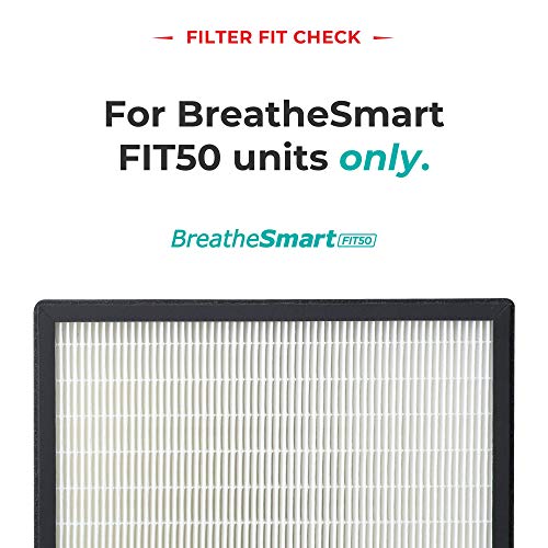Alen Air Filter FF50-Pure Replacement H13 True HEPA Filter for BreatheSmart FIT50 Air Purifier - Captures Allergens, Dust, & Mold (1 Filter) - Image 2