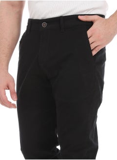 Andora Slim-Fit Gabardine Trousers_Black  - Image 4