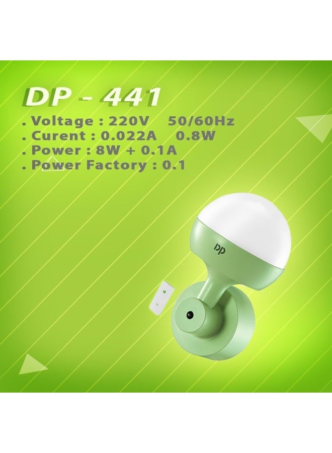 db Remote Control Night Light (White) – Dimmable Bedside Lamp with Adjustable Brightness, Timer Function & Soft Warm Light, Rechargeable Portable Table Lamp for Bedroom, Nursery, Kids Room, and Home - Image 2