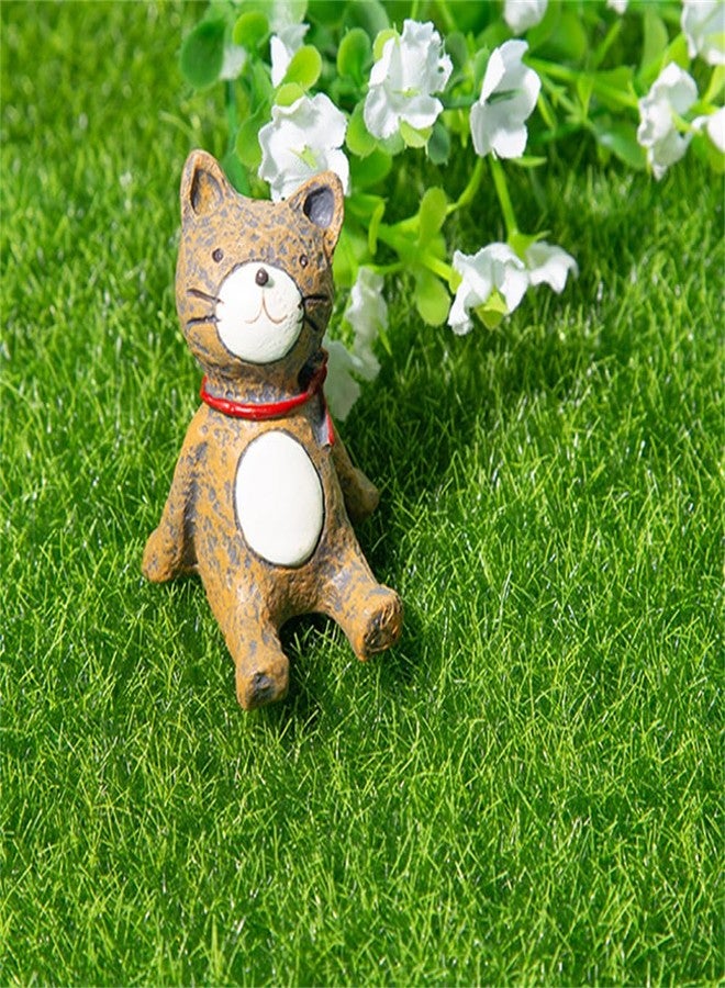 Much Hotter 1 Packs Fake Grass for Crafts Artificial Garden Grass for Dollhouse 12 X 12 Inches Miniature Ornament Garden Dollhouse DIY Grass - Image 4