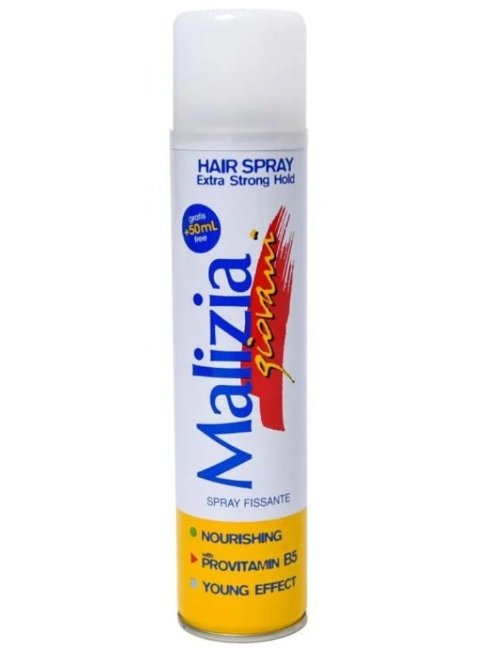 Malizia Hair Spray Extra Strong Hold 250ml