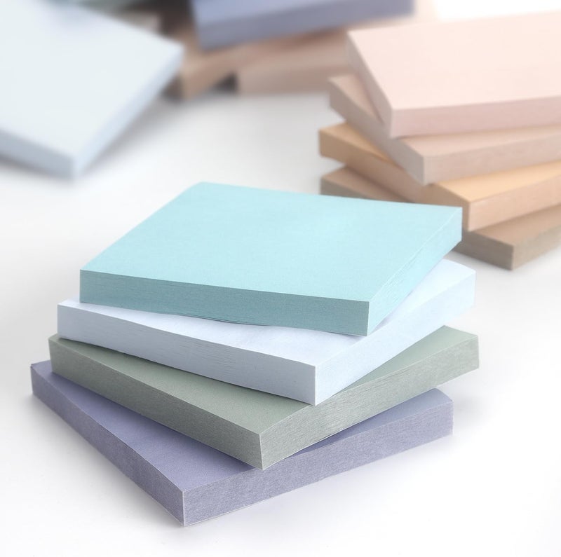 Eastern Wolf Vintage Colors Sticky Notes 3x3 inch, 8 Pads, Self-Stick Note Pads, Super Sticky Self-Adhesive Sticky Notes, 8 Pads/Pack, 80 Sheets/Pad - Image 5