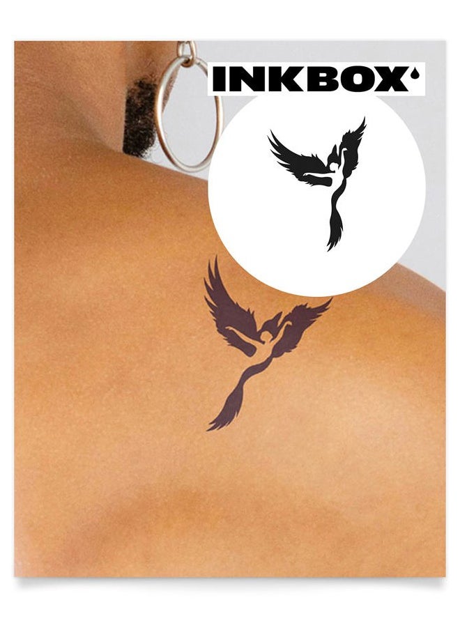 inkbox Inkbox Temporary Tattoos, Semi-Permanent Tattoo, One Premium Easy Long Lasting, Water-Resistant Temp Tattoo with For Now Ink - Lasts 1-2 Weeks, Lerinoe, 3 x 3 in  - Image 1