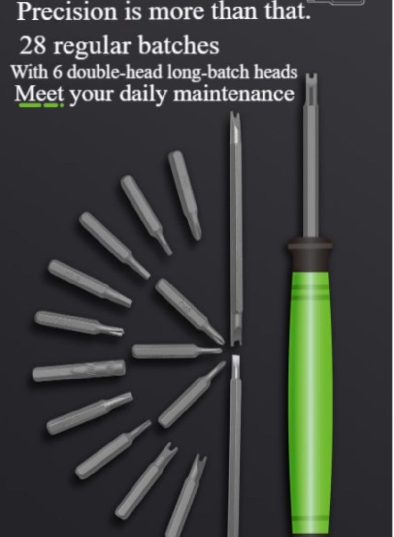 Naxifly 39 in 1 Precision Magnetic Screwdriver Set - Small Tool Set for Glasses, Phones, Laptops and DIY Projects - Image 3