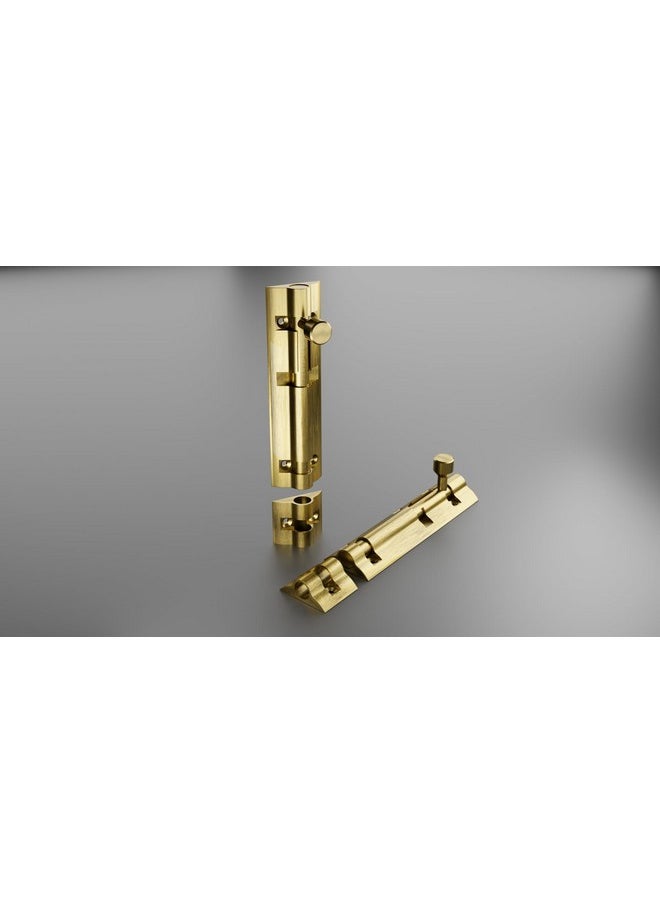 Atlantic Atlantic Flower Aluminium Tower Bolt 4 inch,Tower Bolt for Main Door and Bathroom, Door Latch for Bedroom, Tower Bolt for Home,Offices, Doors,Windows, Antique. Finish, (Pack of 12 Pcs)  - Image 2
