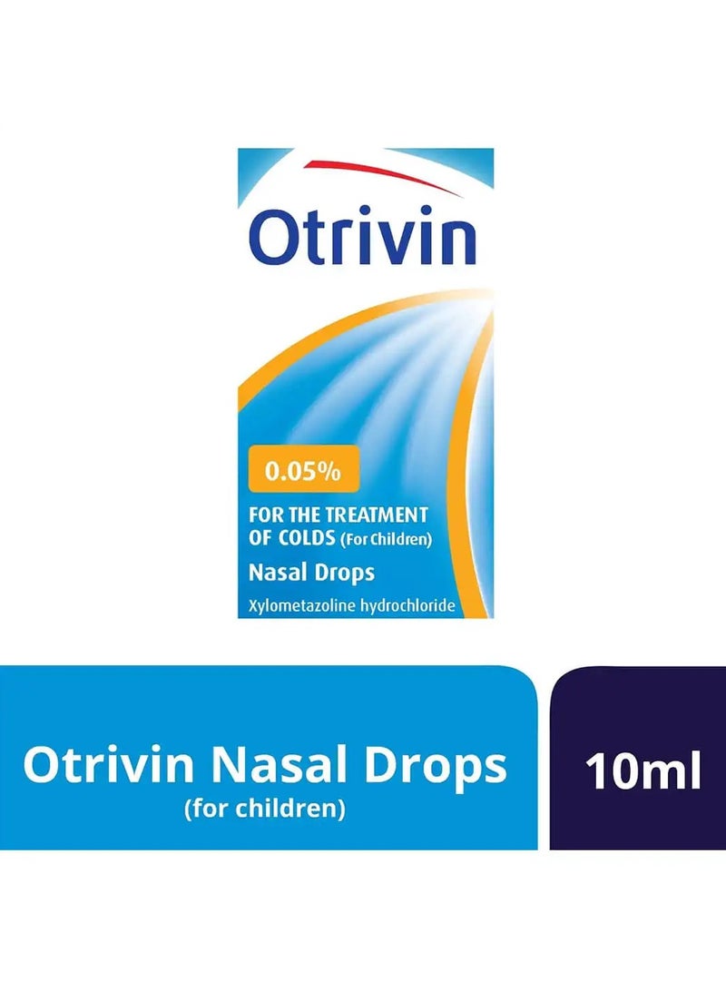 OTRIVIN Nasal Drops For Children 0.05% 10 Ml  - Image 3