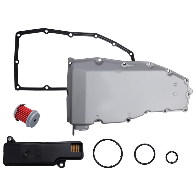 Riyhch Transmission Oil Pan Oil Pan Filter with Drain PlugGasketTransmission Filtefor Honda AccordCivicCRVAutomatic CVT TransmissionOE 254205LJ003 254205LJ003