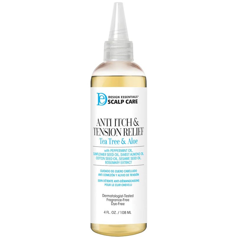 Design Essentials Scalp and Skin Care Anti-Itch and Tension Relief, Tea Tree and Aloe, 4 Ounces - Image 1