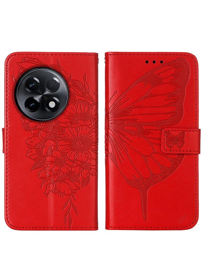 S-TOP Case For OnePlus Ace 2 5G / 11R 5G Embossed Butterfly Leather Phone Case - Image 2