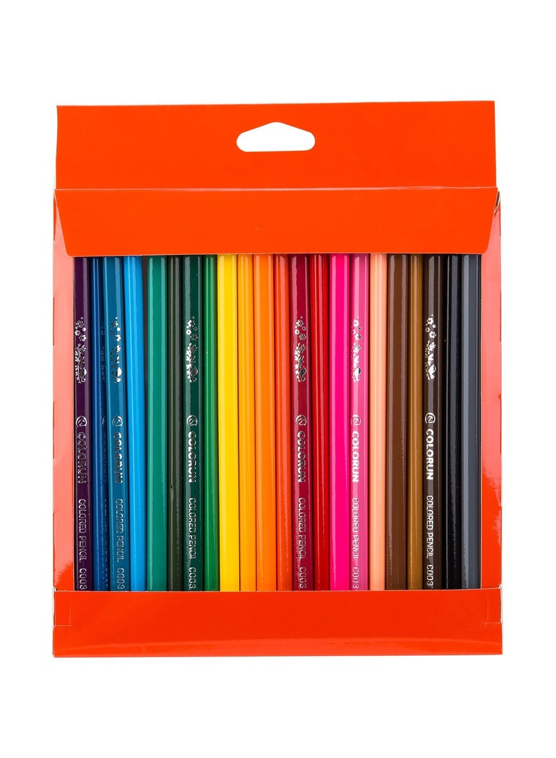 Deli 24 قطعة من أقلام التلوين متعددة الألوان - Image 5