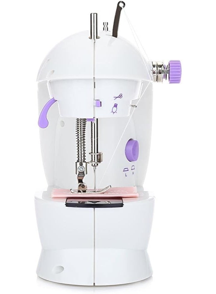 Mini Electric Sewing Machine – Dual Speed Double Thread Automatic Sewing Machine, Portable Multifunction Handheld Sewing Machine with Tread Rewind Function for Home DIY & Craft Projects - Image 3