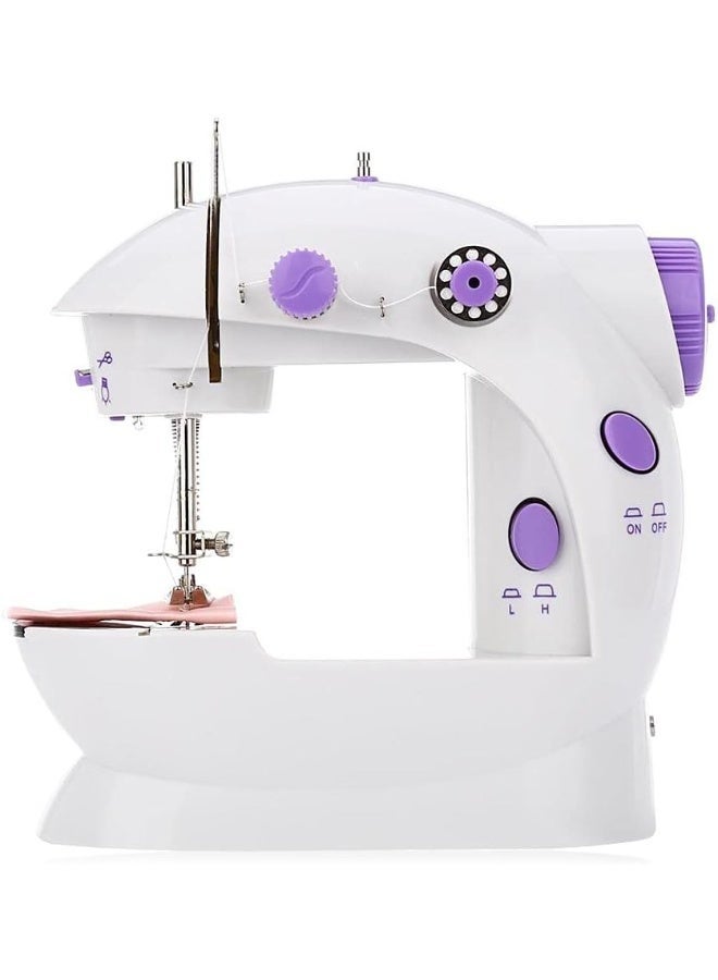Mini Electric Sewing Machine – Dual Speed Double Thread Automatic Sewing Machine, Portable Multifunction Handheld Sewing Machine with Tread Rewind Function for Home DIY & Craft Projects - Image 4