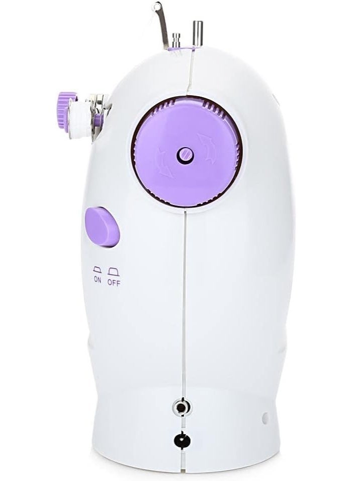 Mini Electric Sewing Machine – Dual Speed Double Thread Automatic Sewing Machine, Portable Multifunction Handheld Sewing Machine with Tread Rewind Function for Home DIY & Craft Projects - Image 2