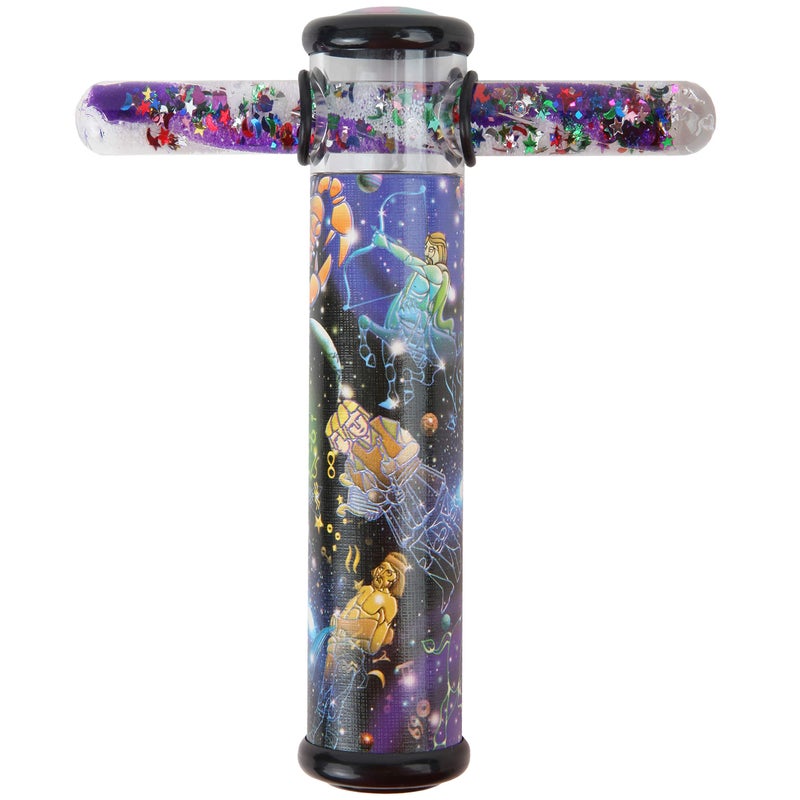 Playlearn USA Playlearn Space Design Kaleidoscope Glitter Wand 6 Kaleidoscope Toy with 5 Spiral Glitter Wand - Image 2