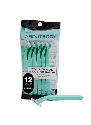 Kai About Face Body Twin Blade Pivoting Disposable Razors; 12 Shavers for Women; Curve-Hugging Pivoting Head with Aloe & Vitamin E Strip, Shaving Razors for Women - pzsku/Z73323E15ED84A2BCF430Z/45/1743371156/f3d39404-a25b-4c92-a577-350d0907fc3b