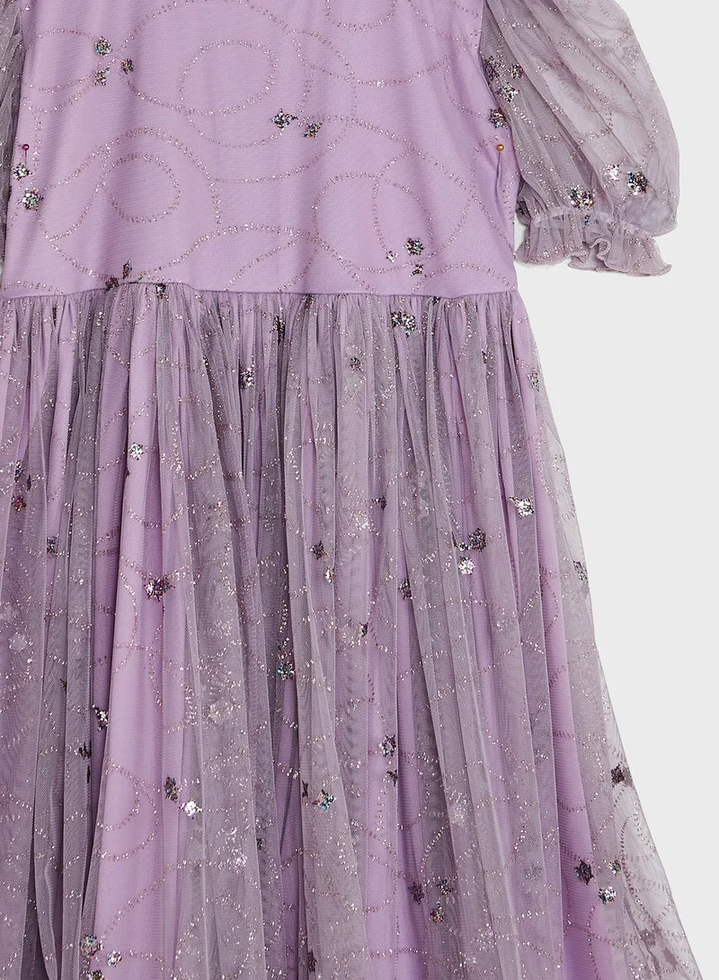 Little Golden Apple Kids Little Fancy Net Dress