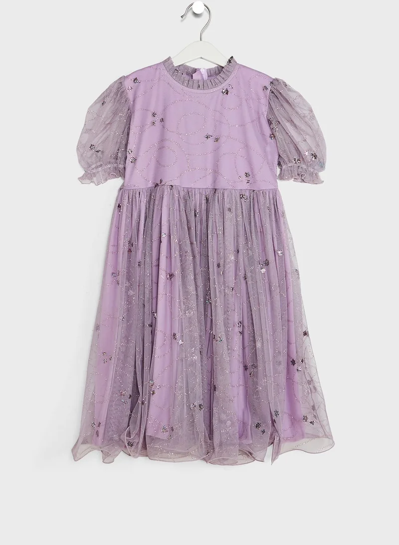 Little Golden Apple Kids Little Fancy Net Dress