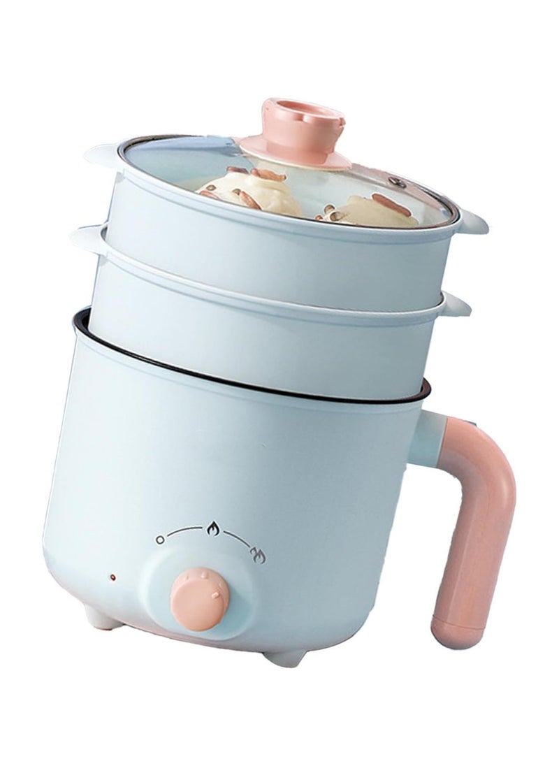Generic Mini Electric Hot Pot, 1.5L Multifunctional Cooker for Noodles, Soup, Egg, Rice – Portable Non-Stick Cooking Pot with Dual Power Settings – Compact & Lightweight for Dorm, Office, Travel, and Home Use  - Image 1