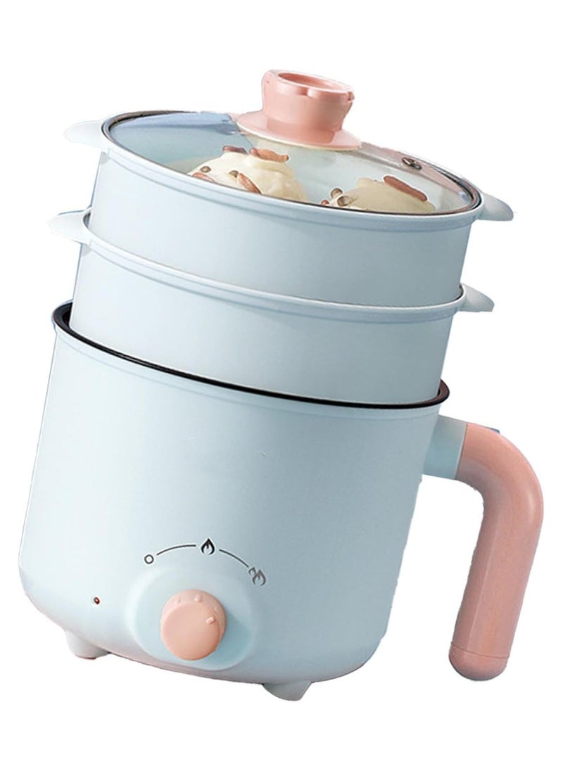 Generic Mini Electric Hot Pot, 1.5L Multifunctional Cooker for Noodles, Soup, Egg, Rice – Portable Non-Stick Cooking Pot with Dual Power Settings – Compact & Lightweight for Dorm, Office, Travel, and Home Use  - Image 3