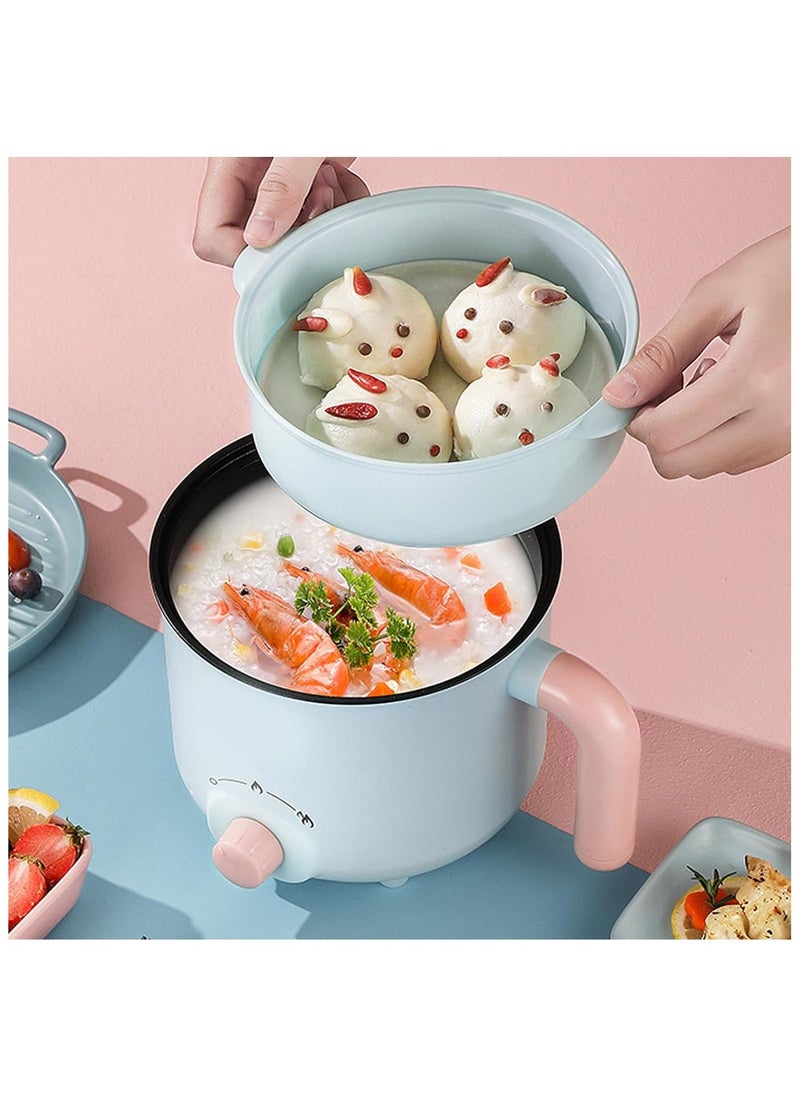 Generic Mini Electric Hot Pot, 1.5L Multifunctional Cooker for Noodles, Soup, Egg, Rice – Portable Non-Stick Cooking Pot with Dual Power Settings – Compact & Lightweight for Dorm, Office, Travel, and Home Use  - Image 4