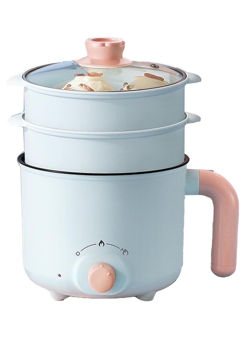 Generic Mini Electric Hot Pot, 1.5L Multifunctional Cooker for Noodles, Soup, Egg, Rice – Portable Non-Stick Cooking Pot with Dual Power Settings – Compact & Lightweight for Dorm, Office, Travel, and Home Use  - Image 5