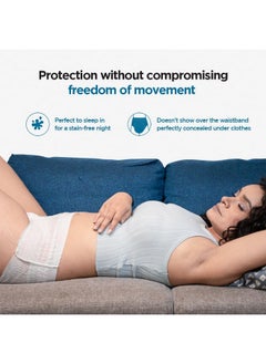 PEESAFE Pee Safe Disposable Period Panties For Women Leak Proof | L-Xl | Pack Of 4 | 360° Protection | Overnight Comfort | Rash & Toxin Free | No Leakage | Seamless Fit | Period Panty For Heavy Flow White  - Image 5