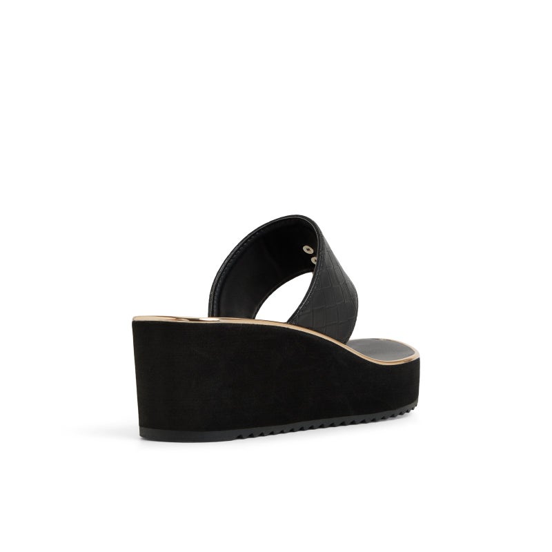 ALDO Penelopy-In Women's Black Heel Wedges - Image 2