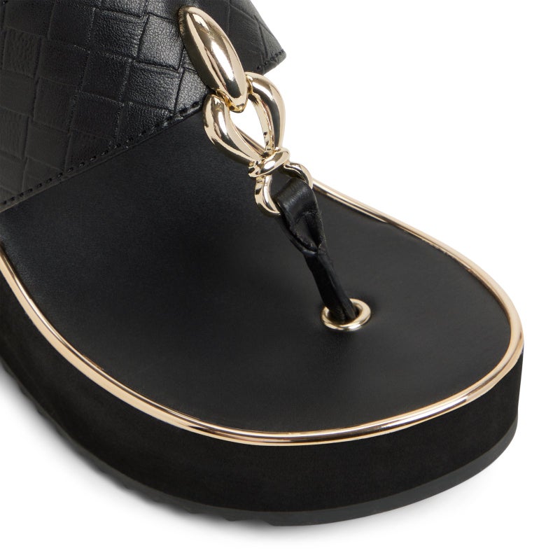 ALDO Penelopy-In Women's Black Heel Wedges - Image 5