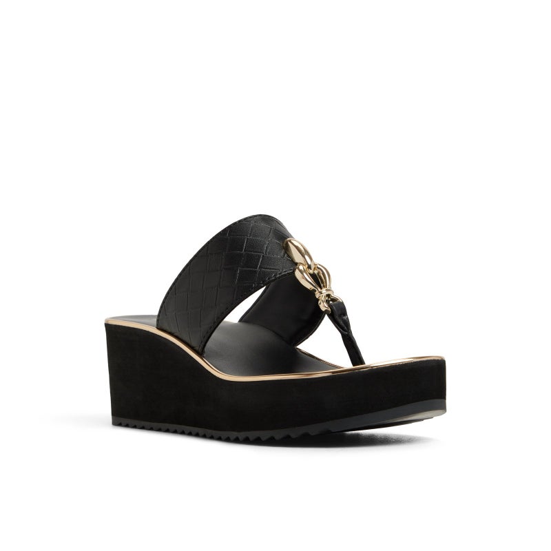ALDO Penelopy-In Women's Black Heel Wedges - Image 4