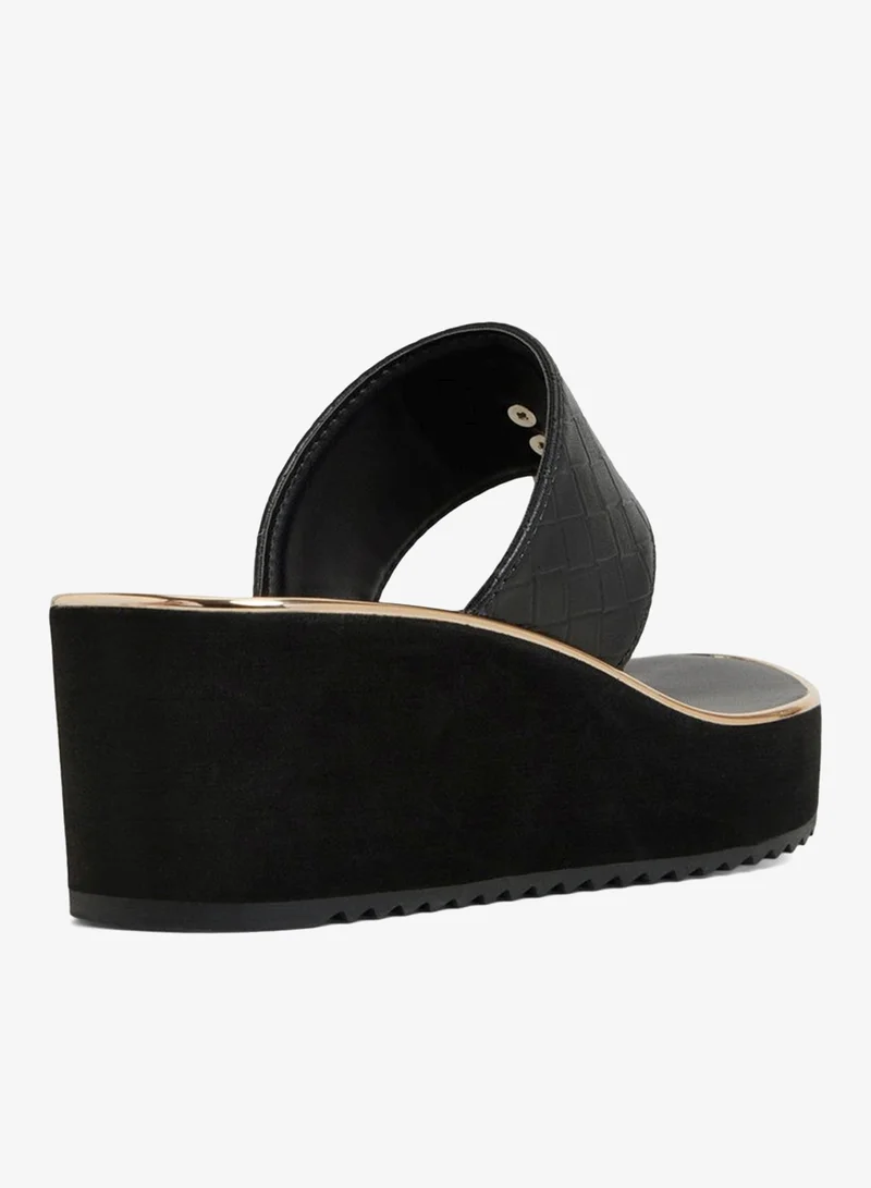 ALDO Penelopy-In Women's Black Heel Wedges