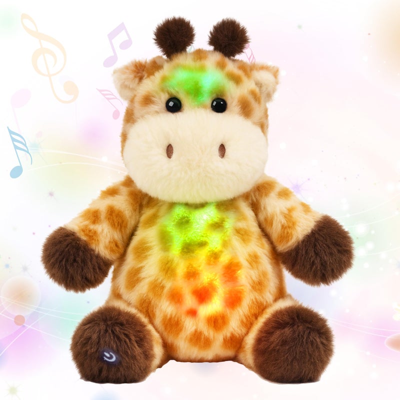 Cuteoy Musical Plush Giraffe Stuffed Animal Glowing LED Lightup Nightlight Toys Singing Lullabies Birthday Christmas Plushies Gifts for Kids Boys Girls13 - Image 3