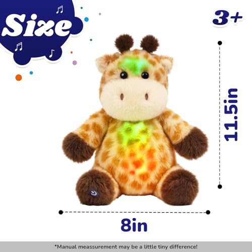 Cuteoy Musical Plush Giraffe Stuffed Animal Glowing LED Lightup Nightlight Toys Singing Lullabies Birthday Christmas Plushies Gifts for Kids Boys Girls13 - Image 5