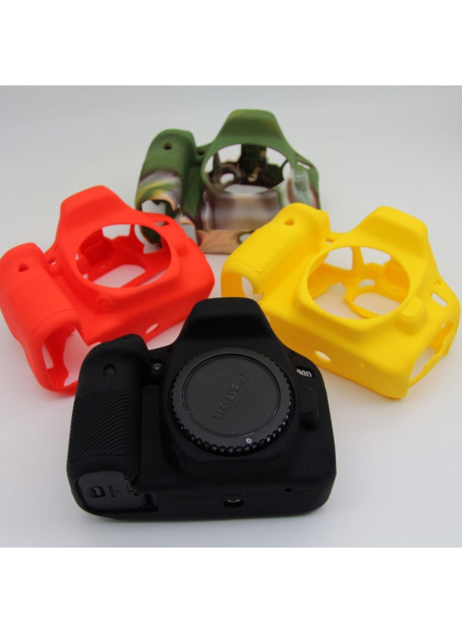 Generic Suitable For Canon Eos 90D Slr Camera Slr Camera Silicone Case 90D Silicone Case Camera Protective Case-Color:Camouflage  - Image 2