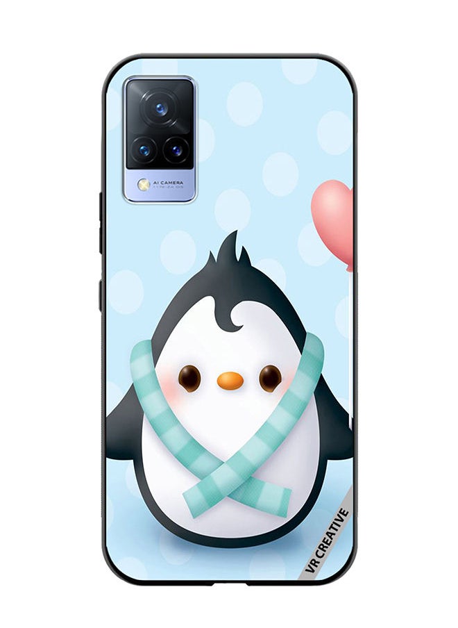 VR CREATIVE Protective Case Cover For Vivo V21 5G Baby Penguin Design Multicolour  - Image 1